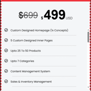 E-Commerce Website Design Package